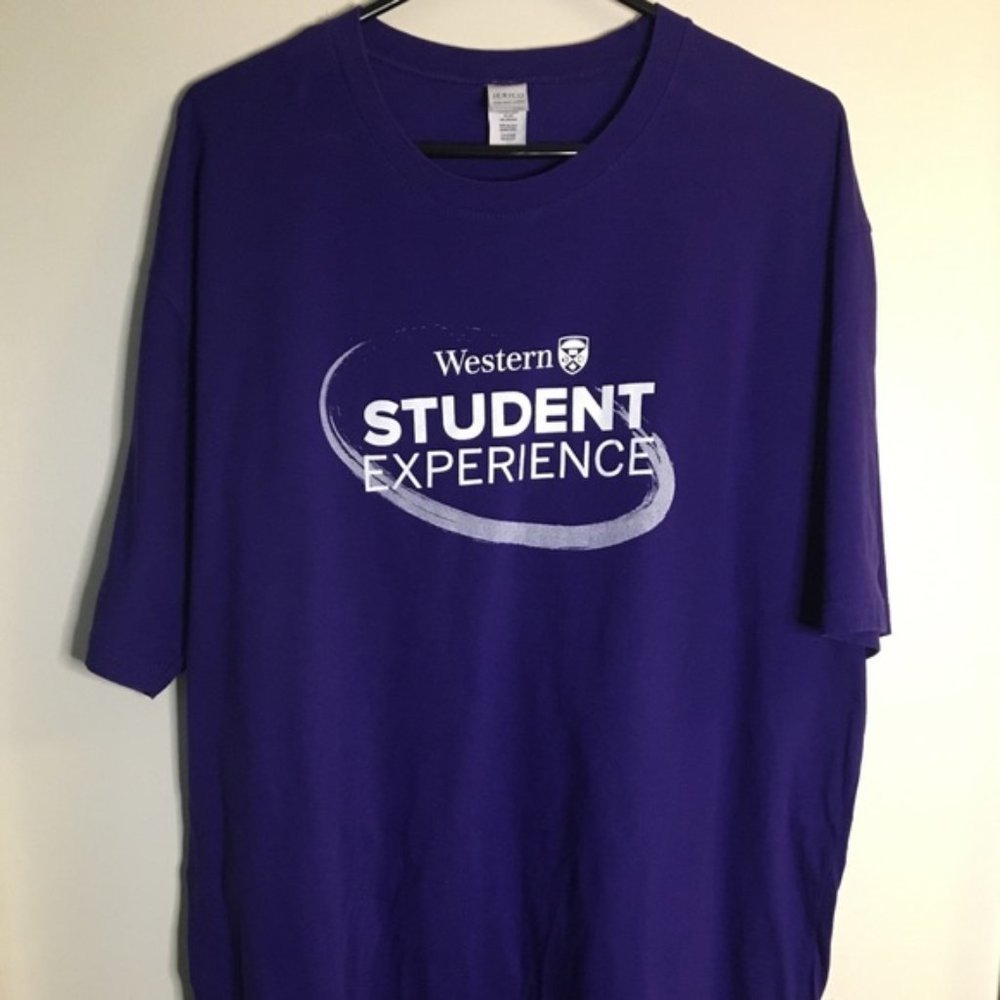 University of Western UWO T shirt Size XXL Purple